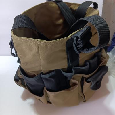 Two canvas tool bags - lineman bag - trade bags