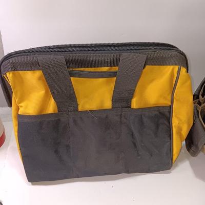 Two canvas tool bags - lineman bag - trade bags