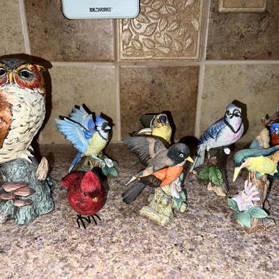 Bird Figurine Lot (As Is)