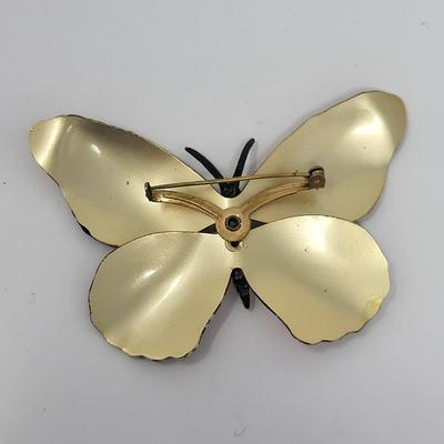 Vintage Brooches Butterflies & Flowers