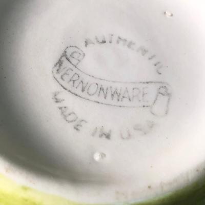 LOT 3D: Vintage Vernonware USA Hand Painted Tam O'Shanter Dish Set - Pitchers, Serving Dishes, Plates, Tea Set & More