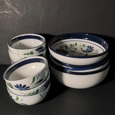 LOT 4K: Vintage Dansk Sage Song Dish Set - Plates, Bowls, Serving Dishes & Mugs