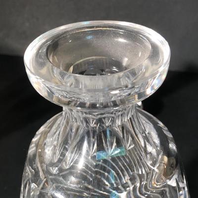 LOT 6K: Waterford Crystal Whiskey Decanter w/ 5 Crystal Cups