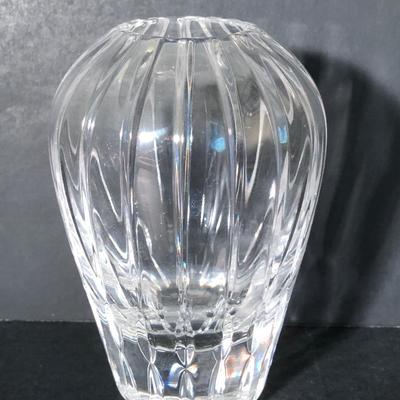 LOT 11K: Crystal Collection - Atlantis Decanter, Vintage Atlantis Bud Vase, Brandy Snifters & Serving Tray