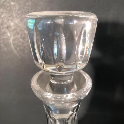LOT 11K: Crystal Collection - Atlantis Decanter, Vintage Atlantis Bud Vase, Brandy Snifters & Serving Tray