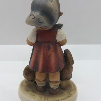 LOT 21K: Vintage Goebel MI Hummel Figurines - Feeding Time, Make A Wish & Good Friends