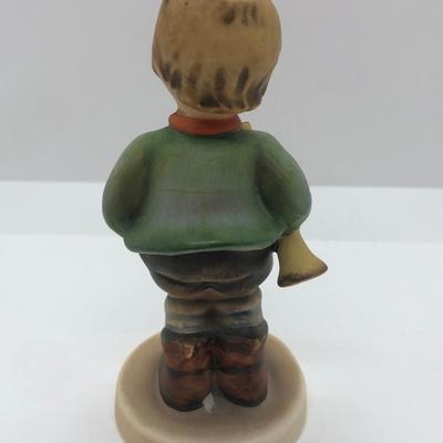 LOT 26K: Vintage Goebel MI Hummel Figurines - Duet, Accordion Boy, Trumpet Boy & Happiness
