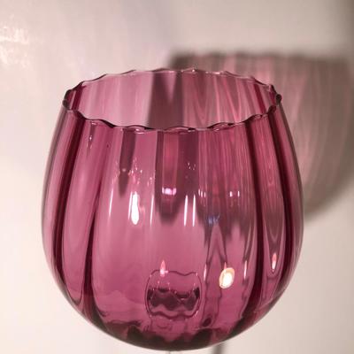 LOT 38G: Pink & Cranberry Glass Collection