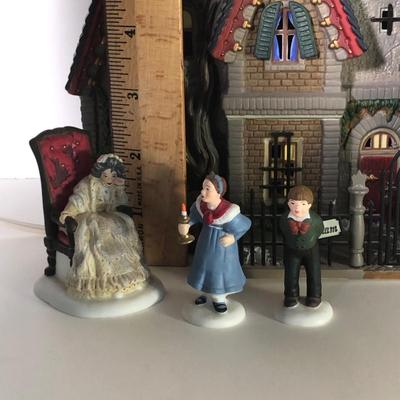 LOT 44G: Department 56 Dickens' Village Series w/ Boxes - 1998 Great Expectations Satis Manor #56.58310 (NO book) & 2001 Cratchit's...