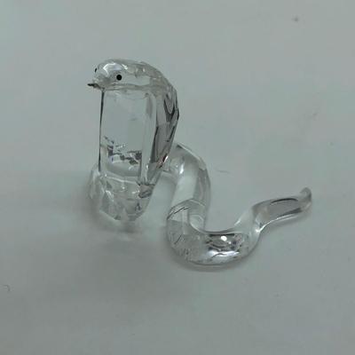LOT 53D: Swarovski Crystal Cobra & Frog