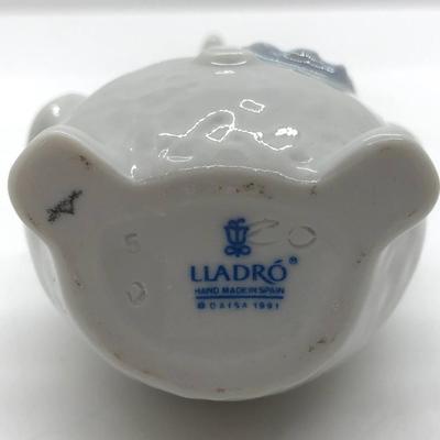 LOT 62D: Vintage Lladro Collection - Snowman, Birdhouse & Collector's Society Bell