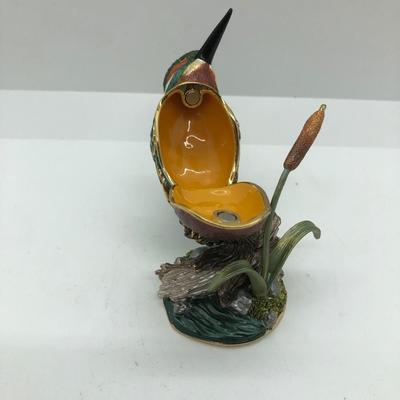 LOT 65D: Vintage Bird Sculptures & Trinket Box