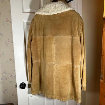 LOT 204U: Collection Of Vintage Womens Clothing - Suede Jacket, Silk Shirt & More