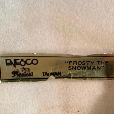 LOT 217 B: Enesco Musical Frosty The Snowman, Berman & Anderson 12