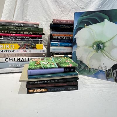 Monet, O'Keeffe & More Art Coffee Table Books (LR-RG)