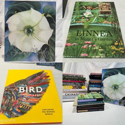Monet, O'Keeffe & More Art Coffee Table Books (LR-RG)