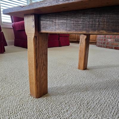 Oak Plank Coffee Table (LR-JS)