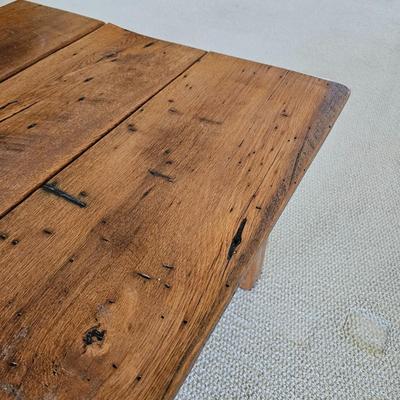 Oak Plank Coffee Table (LR-JS)