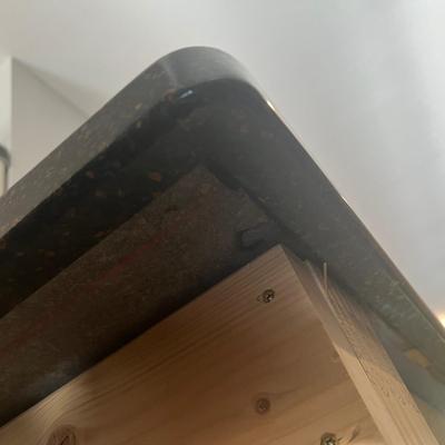 Pine Work Bench W/ Granite Top (LR-RG)