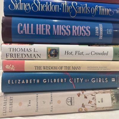 Hardback Novels - Wally Lamb, Sidney Sheldon & More (LR-RG)