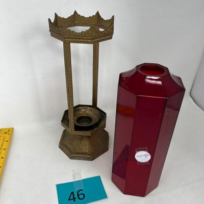 Antique Alter lamp candle lamp