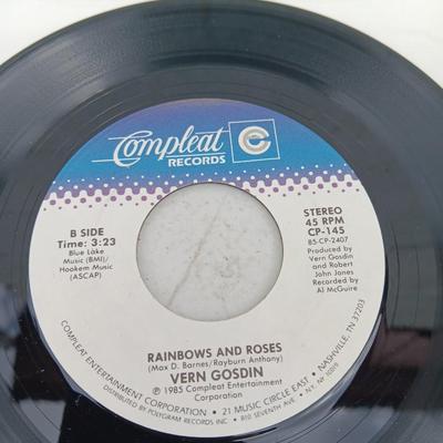 45 RPM Records - Vern Gosdin & Earl Conley JUKE BOX CLASSICS !