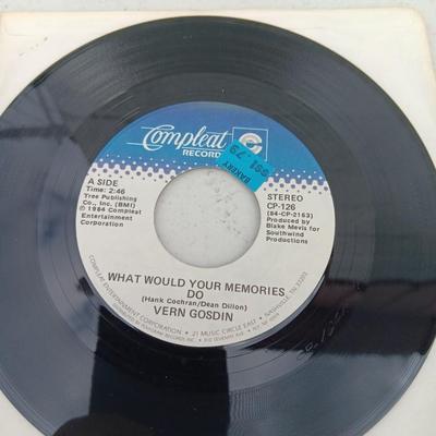 45 RPM Records - Vern Gosdin & Earl Conley JUKE BOX CLASSICS !