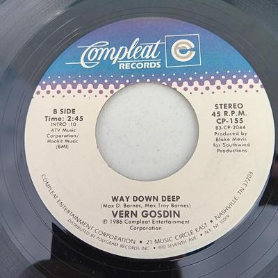 45 RPM Records - Vern Gosdin & Earl Conley JUKE BOX CLASSICS !