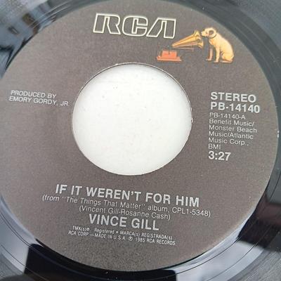 45 RPM Records - Vince Gill - Lee Greenwood - Jim Glaser - Don Gibson and more JUKE BOX CLASSICS !