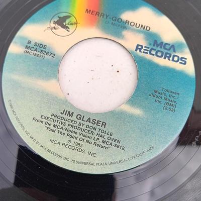 45 RPM Records - Vince Gill - Lee Greenwood - Jim Glaser - Don Gibson and more JUKE BOX CLASSICS !