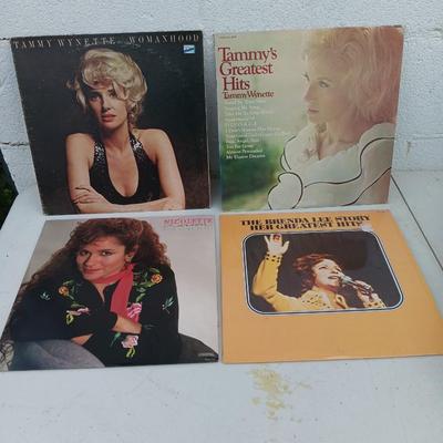 Tammy Wynette - Brenda Lee - Nicolette LP Record Albums