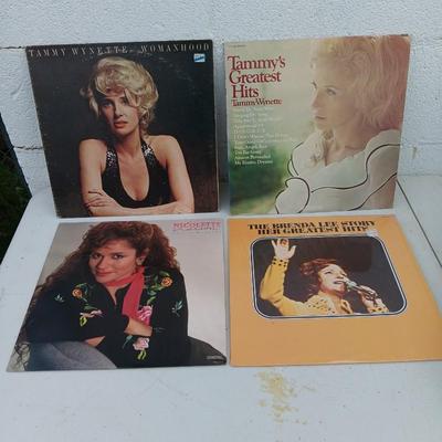 Tammy Wynette - Brenda Lee - Nicolette LP Record Albums