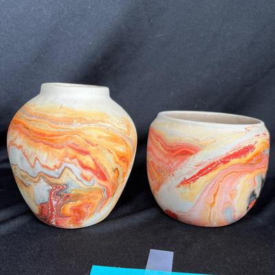 Nemadji Pottery Desert sands vases