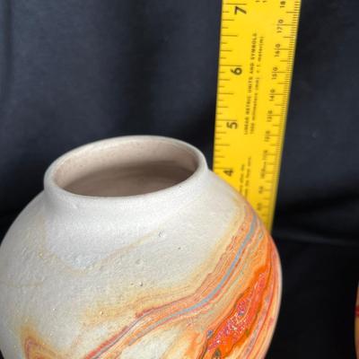 Nemadji Pottery Desert sands vases