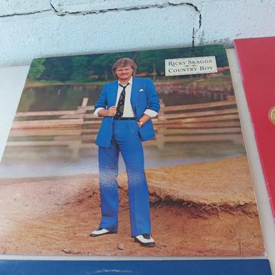 Records Alabama Christmas - Eddie Rabbitt - The bellamy Brothers & Ricky Skaggs LP Albums