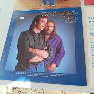 Records Alabama Christmas - Eddie Rabbitt - The bellamy Brothers & Ricky Skaggs LP Albums