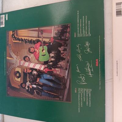 Records Alabama Christmas - Eddie Rabbitt - The bellamy Brothers & Ricky Skaggs LP Albums