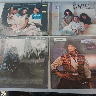 Records - Pointer Sisters - the Whites - Billie Jo Spears - Karen Brooks LP Records
