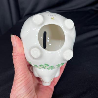 Belleek Piggy Bank