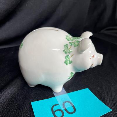 Belleek Piggy Bank