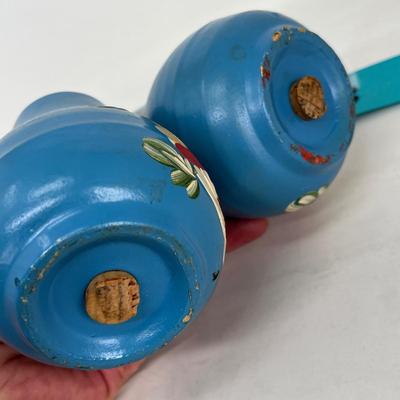 1930s Ransburg Pottery Shaker set