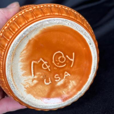 McCoy Orange flower pot