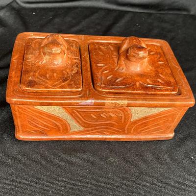 Unique pottery box