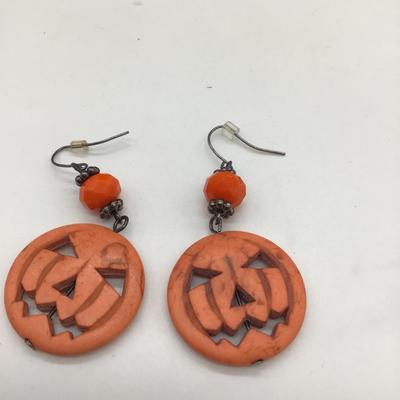 Halloween pumpkin Earrings