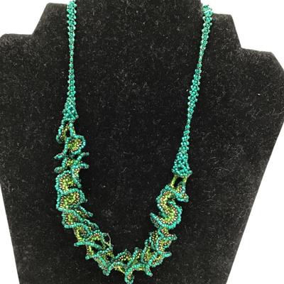 Beaded designed necklace