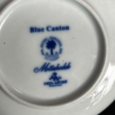 Blue Canton Cup & Saucer