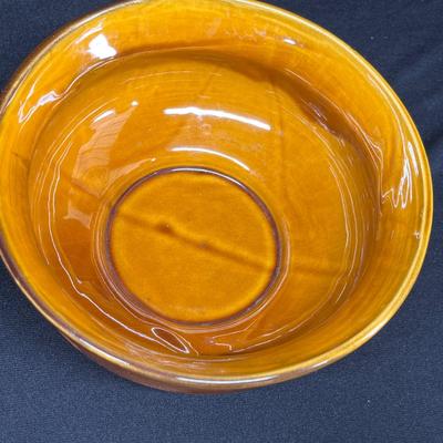 Haeger Rare Earth brown bowl
