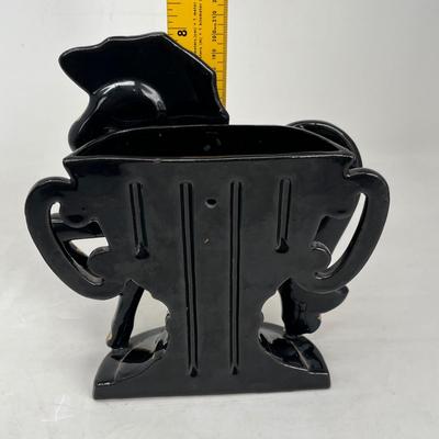 MCM Zebra Black & Gold wall pocket