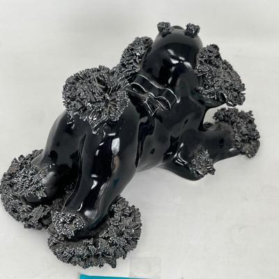 Spaghetti black poodle