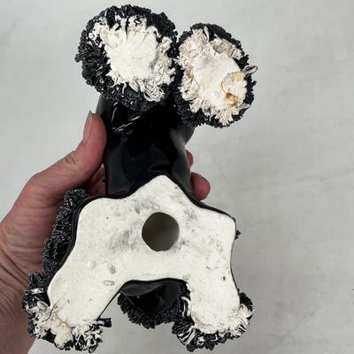 Spaghetti black poodle